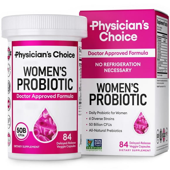Physician's Choice Women's 50 Billion CFU Probiotic Capsules, 84 ct.