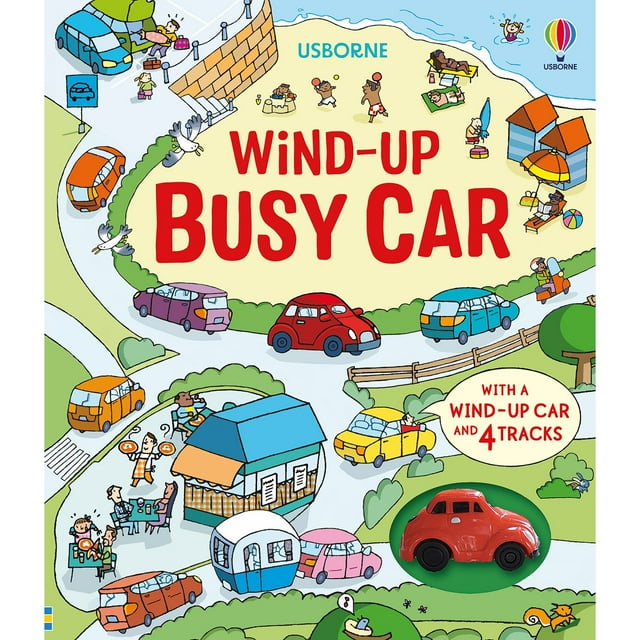 Wind-Up Busy Car, Board Book