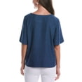 thumbnail image 3 of Rafaella Women's Linen Blend Top, 3 of 9