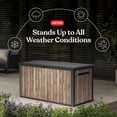 thumbnail image 8 of Keter Signature Collection 170 Gal. Deck Box for Indoor/Outdoor Storage, 8 of 17
