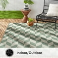 thumbnail image 5 of Nicole Miller New York Patio Country Calla Contemporary Herringbone Indoor/Outdoor Area Rug, 5 of 9