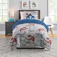 thumbnail image 1 of Olivia & Finn 3-Piece Reversible Kids Twin Comforter Set, 1 of 5