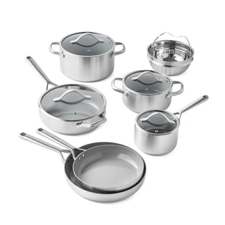 Member's Mark 3-Piece Modern Tri-ply Fry Pan Set - Samsclub.com