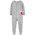 thumbnail image 1 of Carter's Baby & Toddler Girls Fleece Footie Pajama, 1 of 4