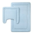 thumbnail interactive-video image 1 of Member's Mark Quick-Dry Memory Foam Bath Mat Contour Set, Assorted Colors, 1 of 6