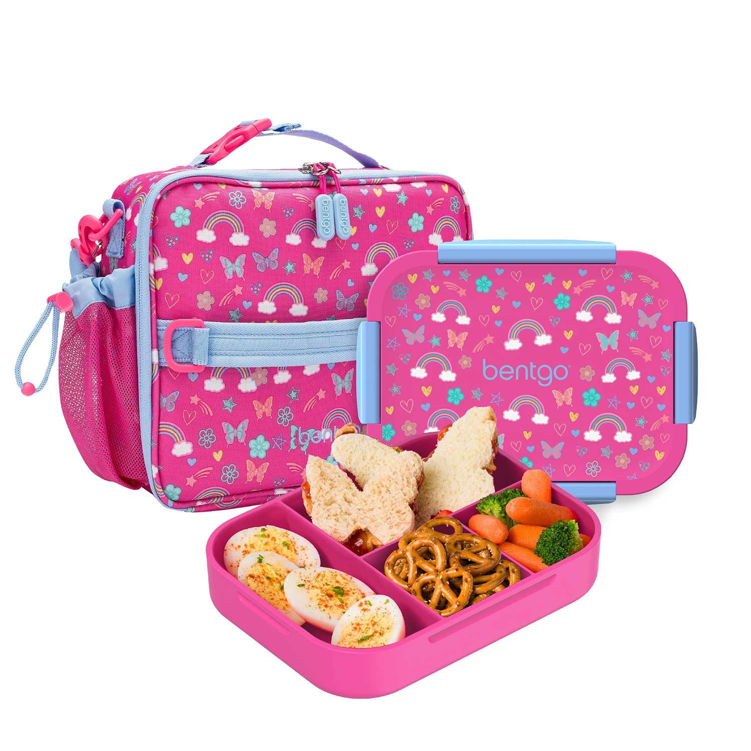 Bentgo 2-Piece Kids Snap & Go Lunch Set: Leak-Proof Lunch Box