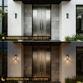 thumbnail image 7 of Cedar Hill 470 Lumen 14-in H Black Hardwired Integrated LED Outdoor Wall Light, 7 of 8