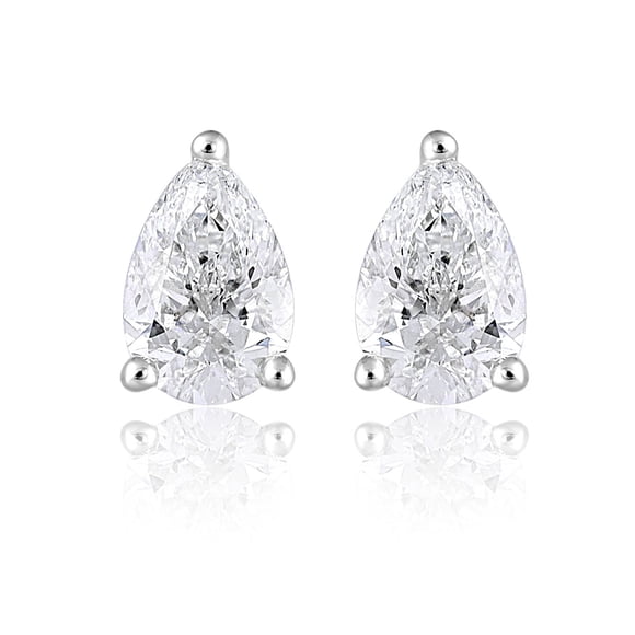Lab Created 2.00 CT. T.W. Fancy Cut Diamond Stud Earrings in 18K Gold