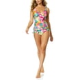 thumbnail image 1 of Anne Cole Drape Front Tankini, 1 of 6