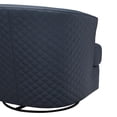 thumbnail image 3 of Belfield 100% Top Grain Leather Swivel Accent Chair, 3 of 8