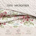thumbnail image 8 of Laura Ashley 3-Piece Reversible Soft Quilt Set, Assorted Sizes, 8 of 8