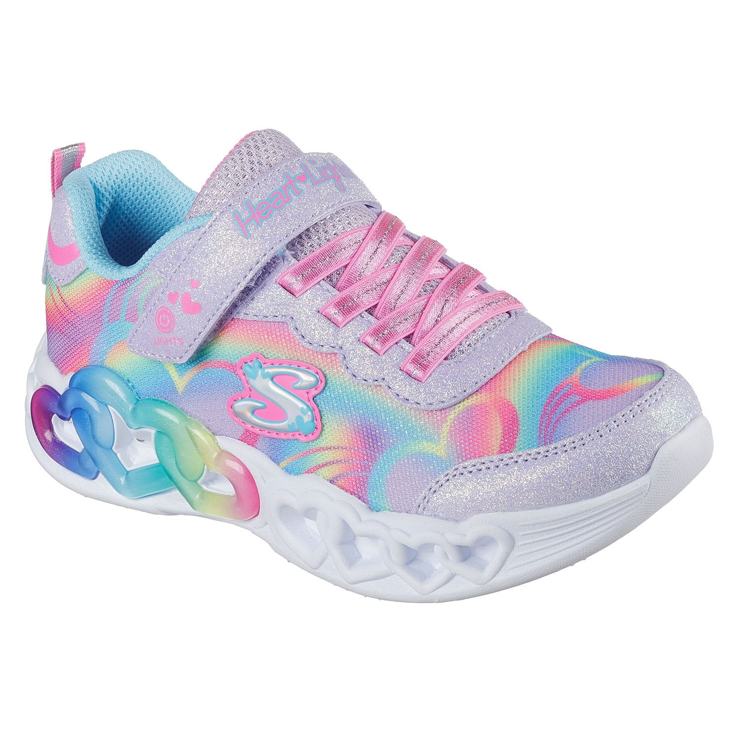 Skechers Girls Hearts Light-Up Sneaker - Samsclub.com