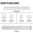 thumbnail image 8 of Westinghouse 4' 6000 Lumen LED Shop Light, White Finish, 8 of 9