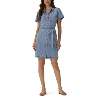 Frye Women's Belted Denim Mini Dress