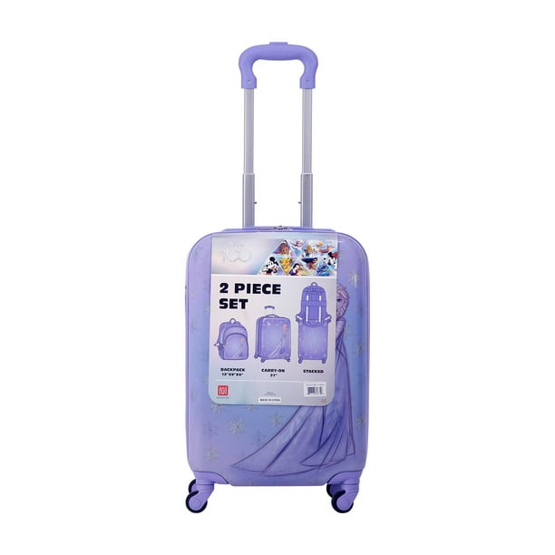 Disney 100 Frozen Kids' 2-Piece Luggage Set - Samsclub.com