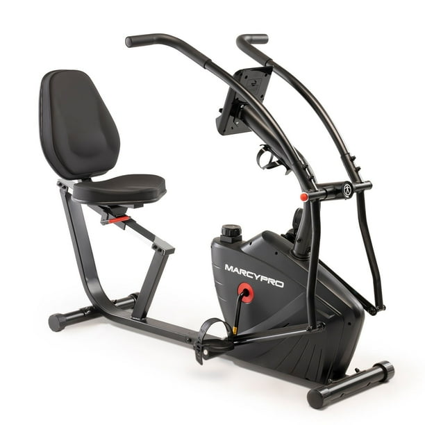 recumbent stationary bicycle MERACH S19 Pro Bike Ultra-Quiet Recumbent Bike (<15dB), Adjustable Seat, 80% Pre-Assembled Our 360 Gravity Recumbent Bike - TRUE