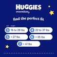 thumbnail image 9 of Huggies Overnites Nighttime Baby Diapers, Sizes 3-7, 9 of 12