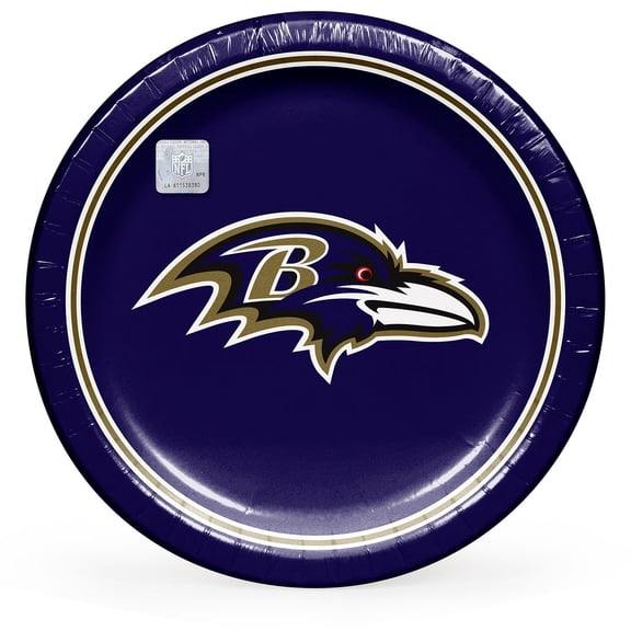 NFL Round Paper Plates, 10", 85 ct., Choose Your Team