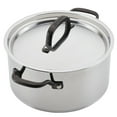 thumbnail image 10 of KitchenAid 9-Piece 5-Ply Clad Stainless Steel Cookware Set, 10 of 10