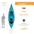 thumbnail image 2 of Lifetime Payette 98 Sit-In Kayak, Paddle Included, 2 of 12