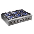 thumbnail image 7 of FORNO Spezia Pro Style Gas Range Top with Cast Iron Grates, 7 of 13