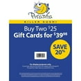 thumbnail image 3 of Piranha Killer Sushi TX $50 Value Gift Cards - 2 x $25, 3 of 3