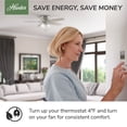 thumbnail image 16 of Hunter Downtown ENERGY STAR® Damp Rated Ceiling Fan and Wall Control - 72" & 60" Assorted Colors, 16 of 24