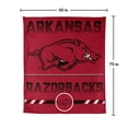 thumbnail image 7 of Logo Brands Arkansas Razorbacks 60"x70" Super Plush Blanket, 7 of 7