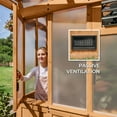 thumbnail image 6 of Backyard Discovery 9' x 6' Modern Cedar Greenhouse, 6 of 15