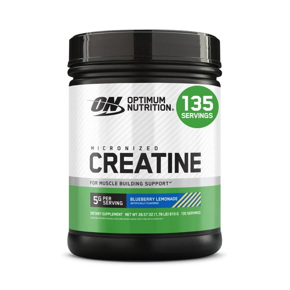 Optimum Nutrition, Micronized Creatine, Blueberry Lemonade, 1.78 lbs.