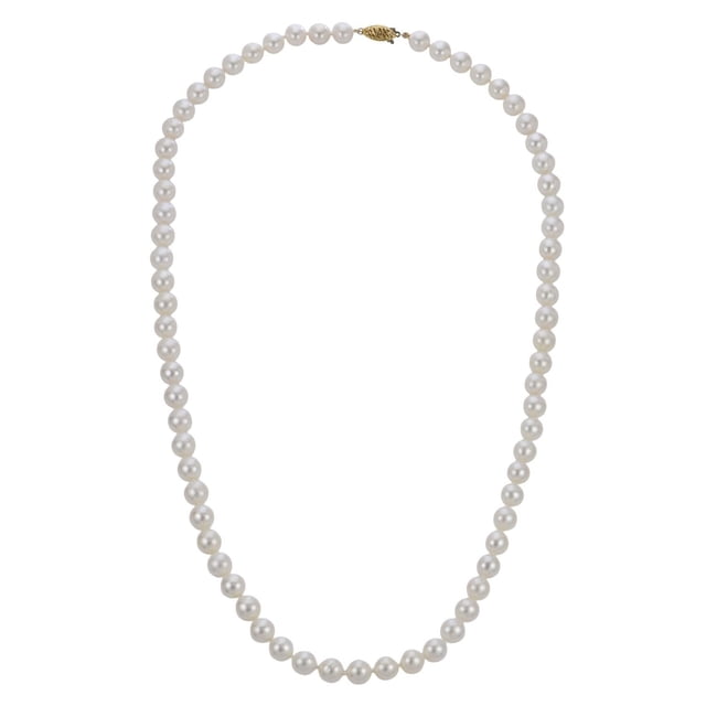 White Cultured Freshwater Pearl Strand Necklace