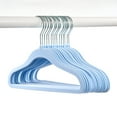 thumbnail image 2 of Member's Mark Heavy Duty Kids Velvet Hangers, Assorted Colors - 30 Pack, 2 of 6