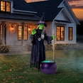 thumbnail image 1 of Member's Mark 6.5' Pre-Lit Animated Floating Witch, 1 of 6