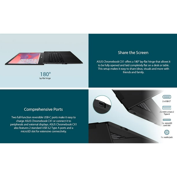 ASUS Chromebook CX1, 17.3
