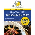 thumbnail image 2 of Piranha Killer Sushi TX $50 Value Gift Cards - 2 x $25, 2 of 3