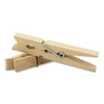 thumbnail image 3 of Creativity Street Wood Spring Clothespins, Natural, 3.38" Length 50 pk., 3 of 4