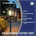 thumbnail image 10 of Westinghouse LED Solar Post Lights 100 Lumens, 2-Pack, 10 of 10