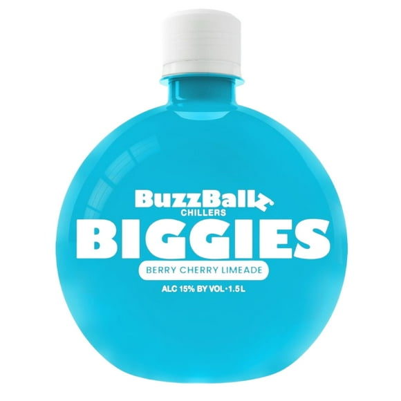 BuzzBallz Biggies Blue Berry Cherry Limeade Wine Chiller, 1.5 L
