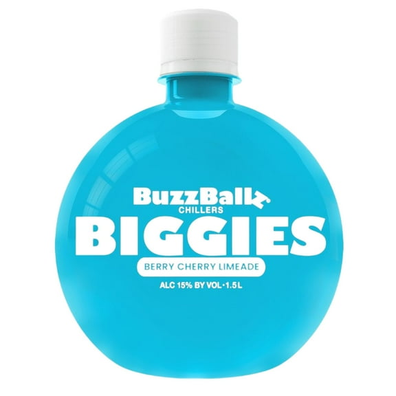 BuzzBallz Biggies Blue Berry Cherry Limeade Wine Chiller, 1.5 L
