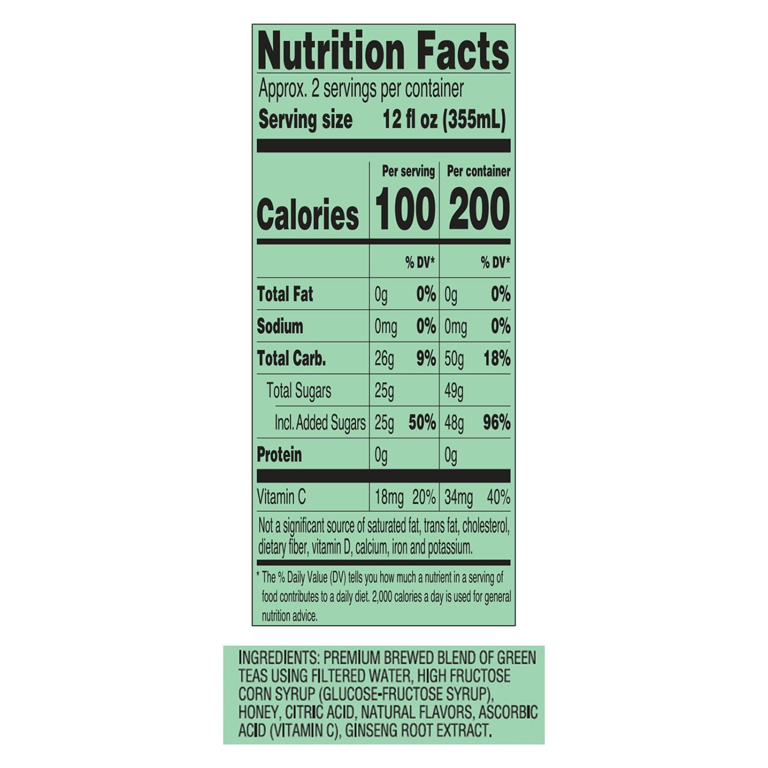 AriZona Green Tea 22 fl. oz., 24 pk. - Samsclub.com