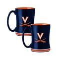thumbnail image 1 of Logo Brands Virginia Cavaliers 14oz Relief Mug Set, 1 of 5