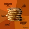 thumbnail image 4 of Honey Stinger Gluten Free Salted Caramel Waffle Organic Healthy Snack (12 ct.), 4 of 6