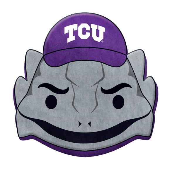 Logo Brands TCU Horned Frogs Puff Pillow