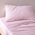 thumbnail image 2 of Brielle Tencel Modal Jersey Knit Sheet Set, Assorted Colors & Sizes, 2 of 4