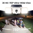 thumbnail image 3 of Reolink F310B Wireless Solar Wi-Fi 2K Floodlight Security Camera Wide-View 1000 Lumens, 3 of 9