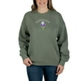 thumbnail image 1 of State of Mine Women's Embroidered Flora State Sweatshirt, 1 of 6