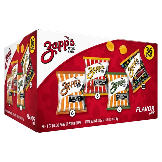 Zapp's Variety Pack Potato Chips, 1 oz., 36 pk. - Samsclub.com