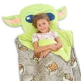 thumbnail image 1 of Mandalorian Grogu “Unknown Species” Slumber Bag With Pillow, 1 of 8