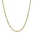 thumbnail image 1 of Semi Solid Rope Chain Necklace in 14K Gold, 1 of 9