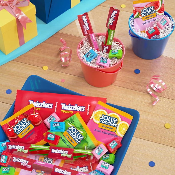 ジャックジュンロボクリスチーヌフランソワミッシェルラムネ JOLLY RANCHER & TWIZZLERS Fruit Flavored Candy, Variety Pack, Fun